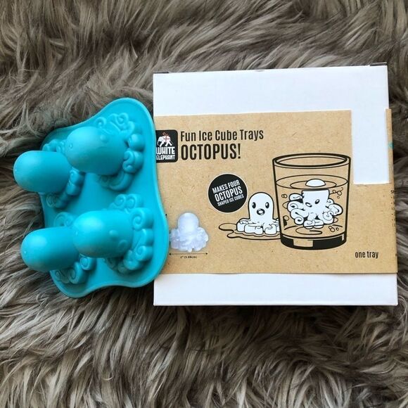 🦉2/$20 🆕 Octopus Ice Cube Tray - Picture 2 of 7